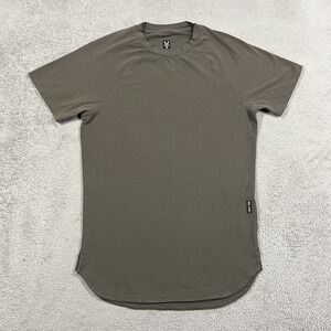 ASRV Tee Shirt Mens XS Green Athletic Fit Performance Training Gym Short Sleeve